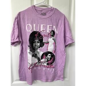 Aretha Franklin - Queen of Soul RESPECT, T-shirt, Size M/L NEW